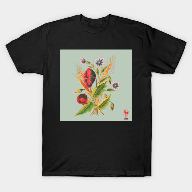 botanicals 1800's T-Shirt by Beni-Shoga-Ink